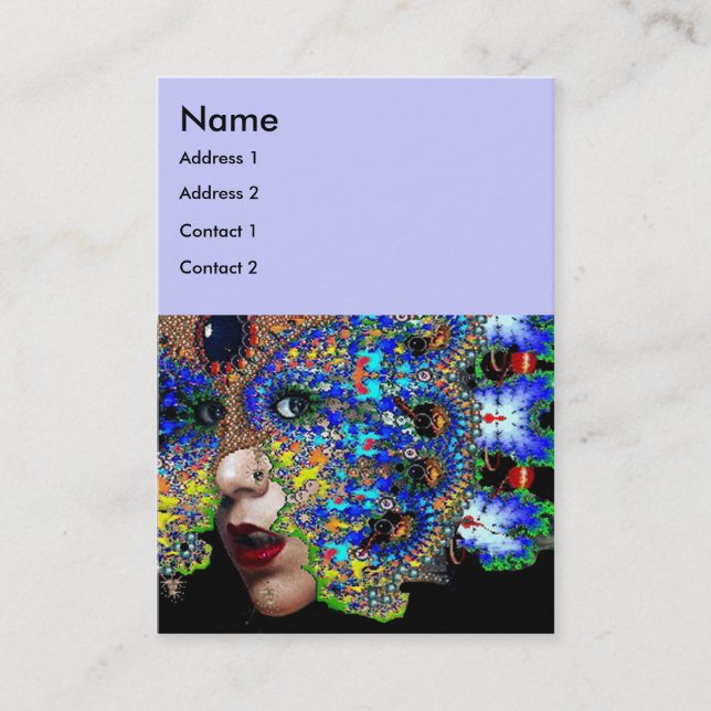 Cartão De Visita Beleza EPHEMERAL, Moda, Cosméticos, Artista Makeup (Frente)