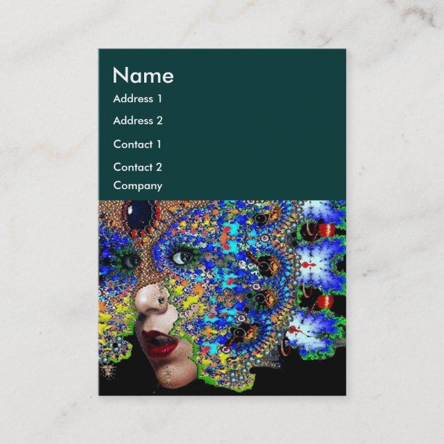 Cartão De Visita Beleza EPHEMERAL, Moda, Cosméticos, Artista Makeup (Frente)