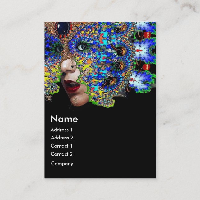 Cartão De Visita Beleza EPHEMERAL, Moda, Cosméticos, Artista Makeup (Frente)