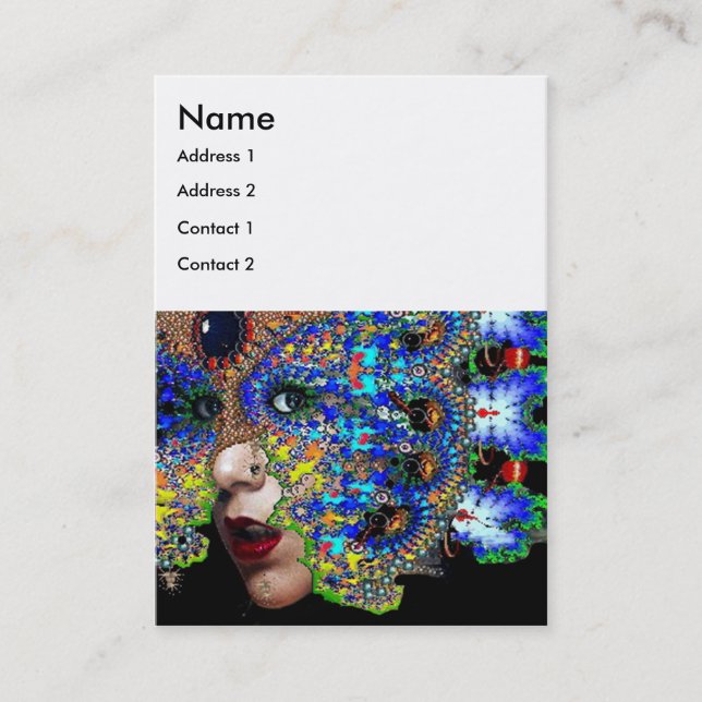 Cartão De Visita Beleza EPHEMERAL, Moda, Cosméticos, Artista Makeup (Frente)