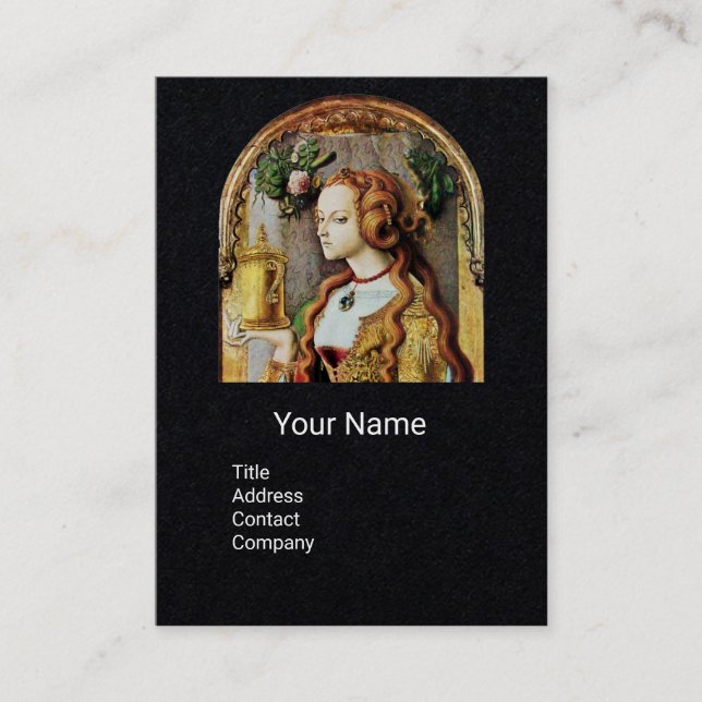 Cartão De Visita BELEZA NATURAL DO CABELO,COSMÉTICOS MONOGRAMA Pape (Frente)