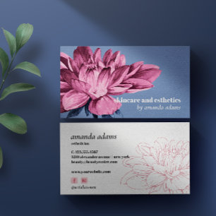 Cartão De Visita Beleza Sangrenta Estética do Skincare em Waterco