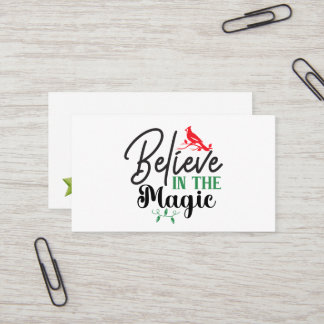 Cartão De Visita Believe in the Magic Business Card