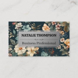 Cartão De Visita Belo Fundo da Flor
