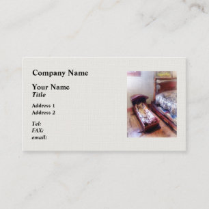 Cartão De Visita Berço Com Quilt