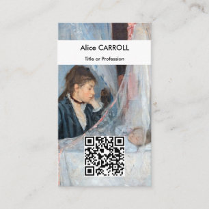 Cartão De Visita Berthe Morisot - O Código QR do Berthe Morisot