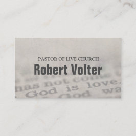 Cartão De Visita Bíblia Religioso-Cristão-Cartão de visita