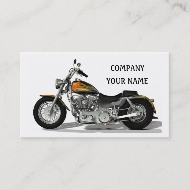 Cartão De Visita Bicicleta do motor (Frente)