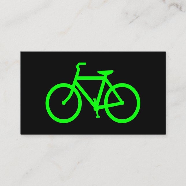 Cartão De Visita Bicicleta Lime (Frente)