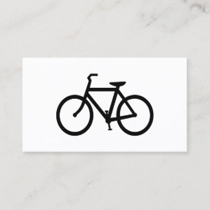 Cartão De Visita Bicicleta Preta
