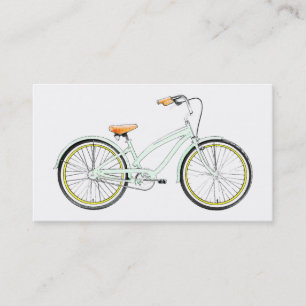 Cartão De Visita bicicleta retrô