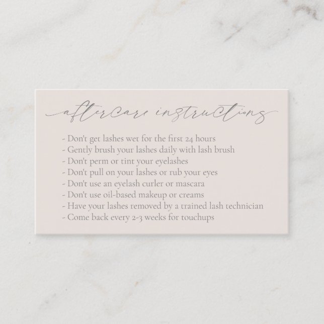 Cartão De Visita Biege Neutro Tan QR Código Elegante Moderno de Pós (Frente)