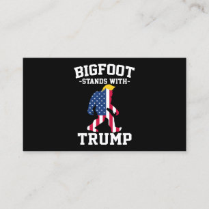Cartão De Visita Bigfoot Com Eleições Trump 2024