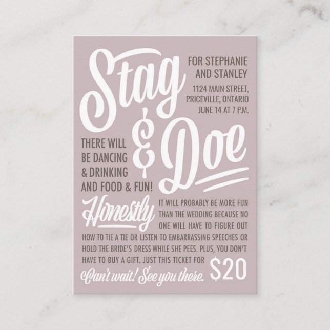 Cartão De Visita Bilhete de Arranque e Doe Honestamente (Frente)