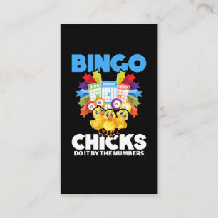 Cartão De Visita Bingo Mulheres Engraçadas Jogadoras de Bingo Meni