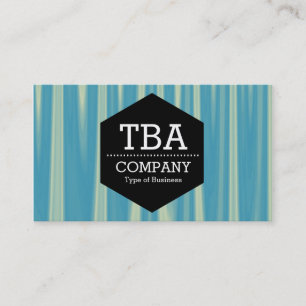 Cartão De Visita Black Hexagon - Abstrato 090716(08)