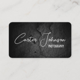 Cartão De Visita Black Rock com nome