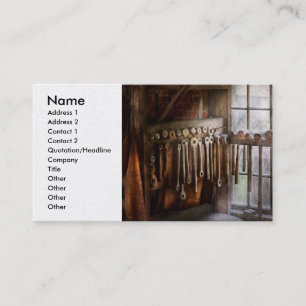 Cartão De Visita Black Smith - Desenhar e martelos