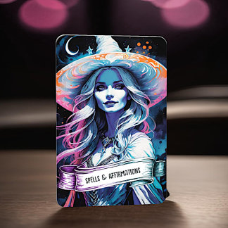 Cartão De Visita Blank Affirmation Spell Cards