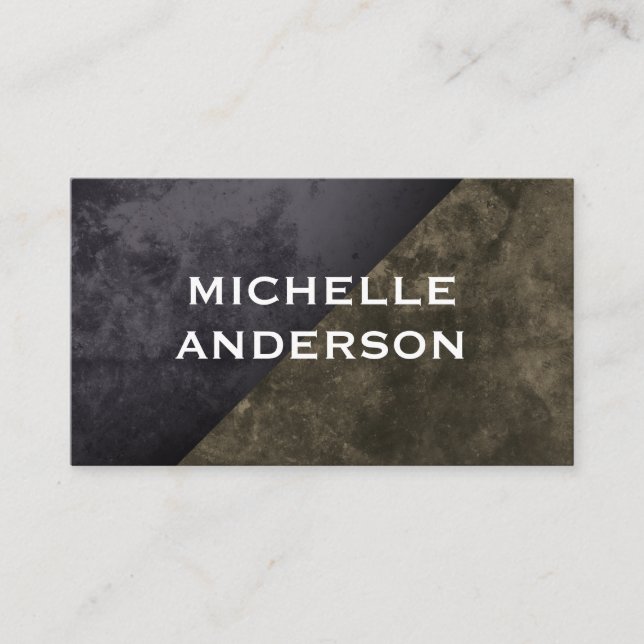 Cartão De Visita Blocos de Cores Russos Modernos (Frente)