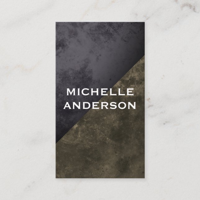 Cartão De Visita Blocos de Cores Russos Modernos (Frente)