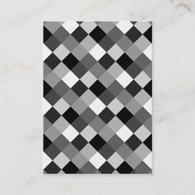 Cartão De Visita Blocos Monotônicos Pequenos (Frente)