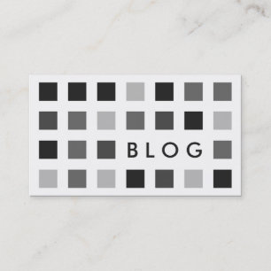 Cartão De Visita BLOG (quadrados de modelo)