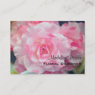 Cartão De Visita Bloomdeville Elegant Floral Professional