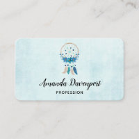 Blue Dreamcatcher Na moda Boho Design