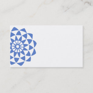 Cartão De Visita Blue Violet Lotus