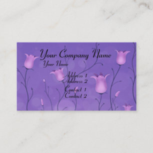 Cartão De Visita Bluebells