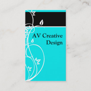 Cartão De Visita BlueFlourish - personalizado