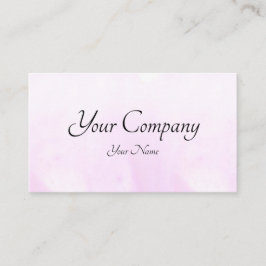 Cartão De Visita Blush Watercolor