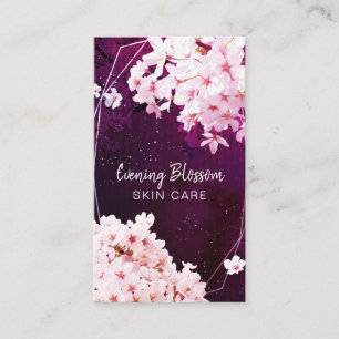 Cartão De Visita Boa noite, Cherry Blossom Professional Skin Care