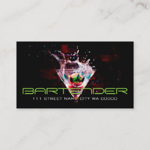 Cartão De Visita Boate Dancing Bar Vida Noturna Negócios Ônibus