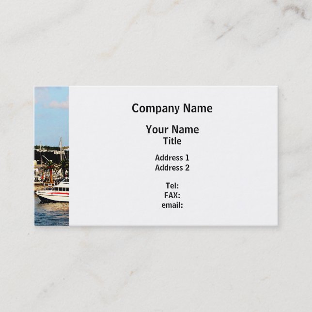 Cartão De Visita Boca nas Bermudas do Cais do Rei (Frente)