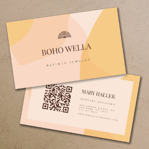 Cartão de Visita Boho Moderno Feminino