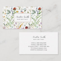 Boho Wildflower Aquarela Primavera Flor