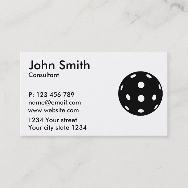 Cartão De Visita Bola (Frente)