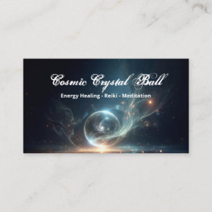 Cartão De Visita Bola de cristal Cura de Energia Reiki Meditação Pr