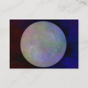 Cartão De Visita Bola de Crystall de quartzo