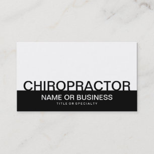 Cartão De Visita bold CHIROPRATOR