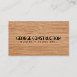 Cartão De Visita Bold Molded Construction Business QR Code