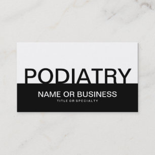Cartão De Visita bold PODIATRIA