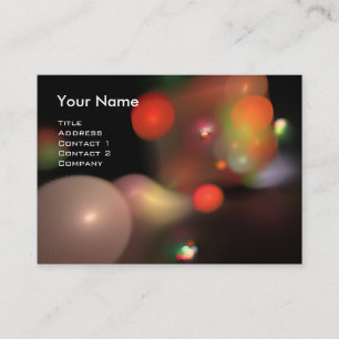 Cartão De Visita BOLHAS QUÂNTICAS MONOGRAM Vibrantes