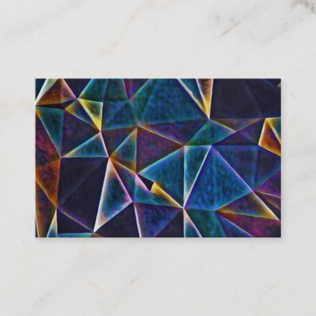 Cartão De Visita Bolhas quebradas (Frente)