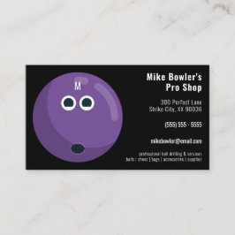 Cartão De Visita Boliche profissional Pro Compro | Preto