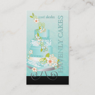Cartão De Visita Bolo de casamento PixDezines / Padaria / confeitar