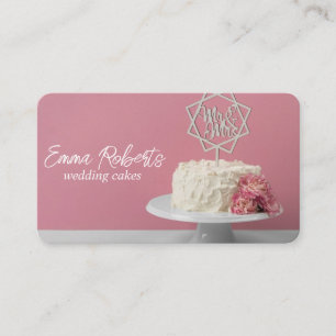 Cartão De Visita Bolos de Aniversário de Casamento