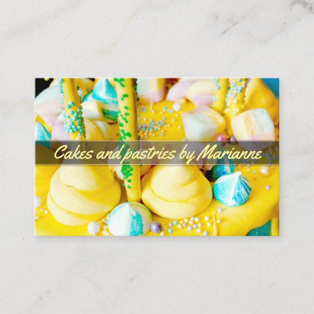 Cartão De Visita Bolos e pastos (Frente)